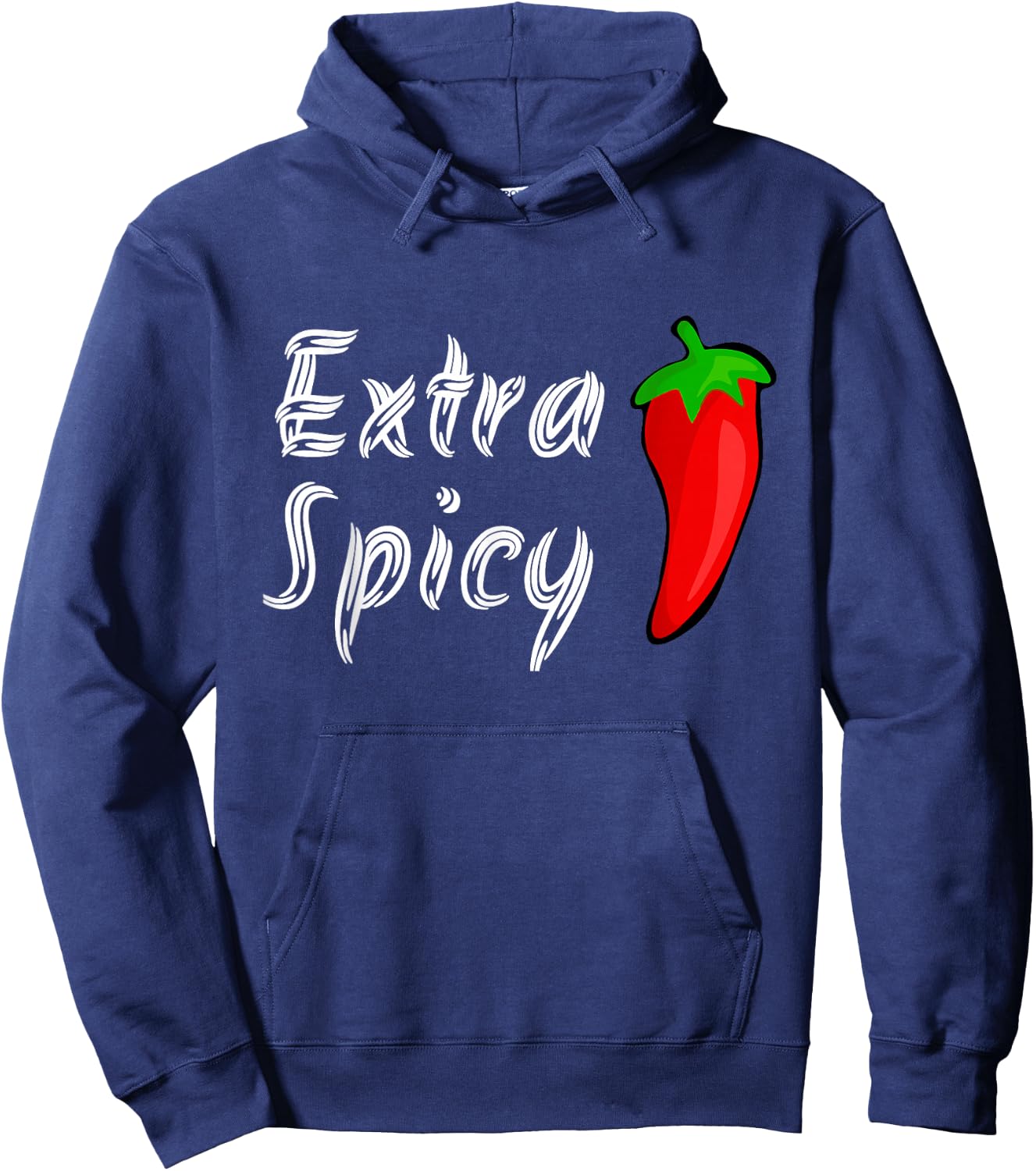 Extra Spicy Shirt Hot Pepper Funny Teens Adults Hoodie - Hoodie | Navy