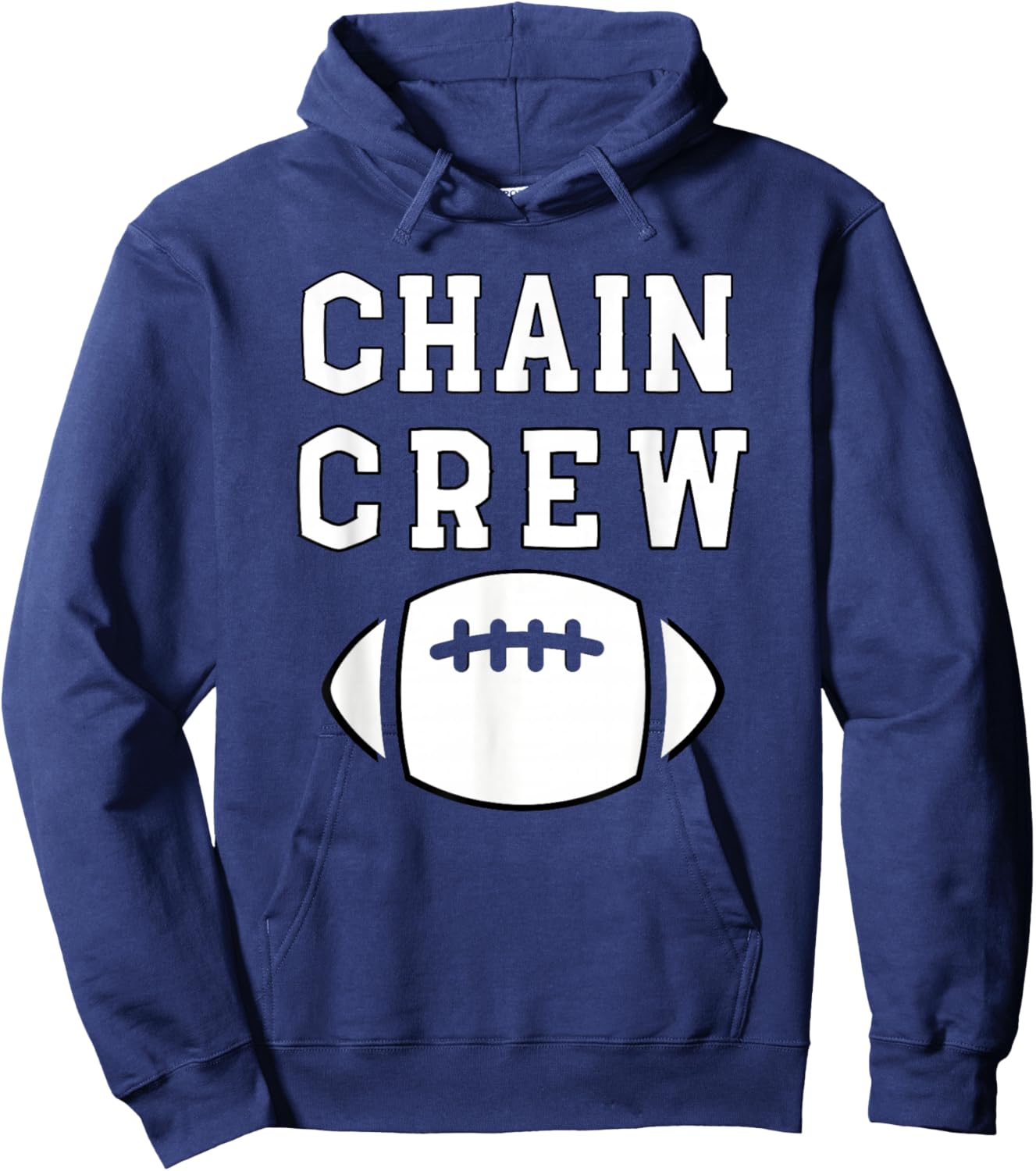 Football Chain Crew Football Team Hoodie - Hoodie | Navy