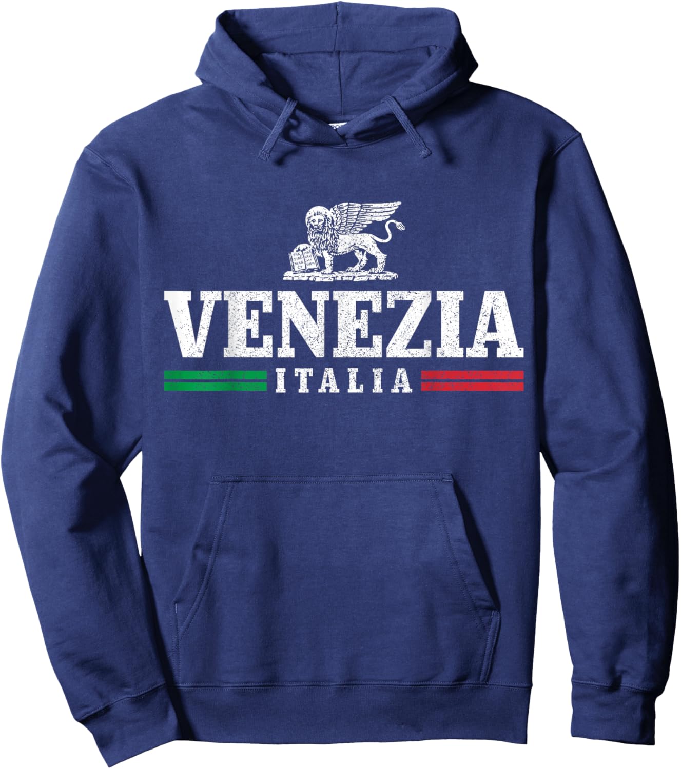 Venezia Italia Venice Italy Souvenir Italian Flag Hoodie - Hoodie | Navy