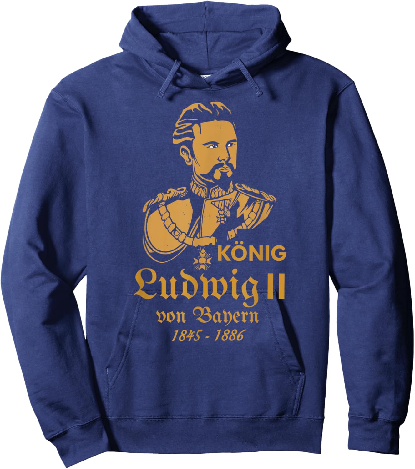 King Ludwig of Bavaria Hoodie - Hoodie | Navy