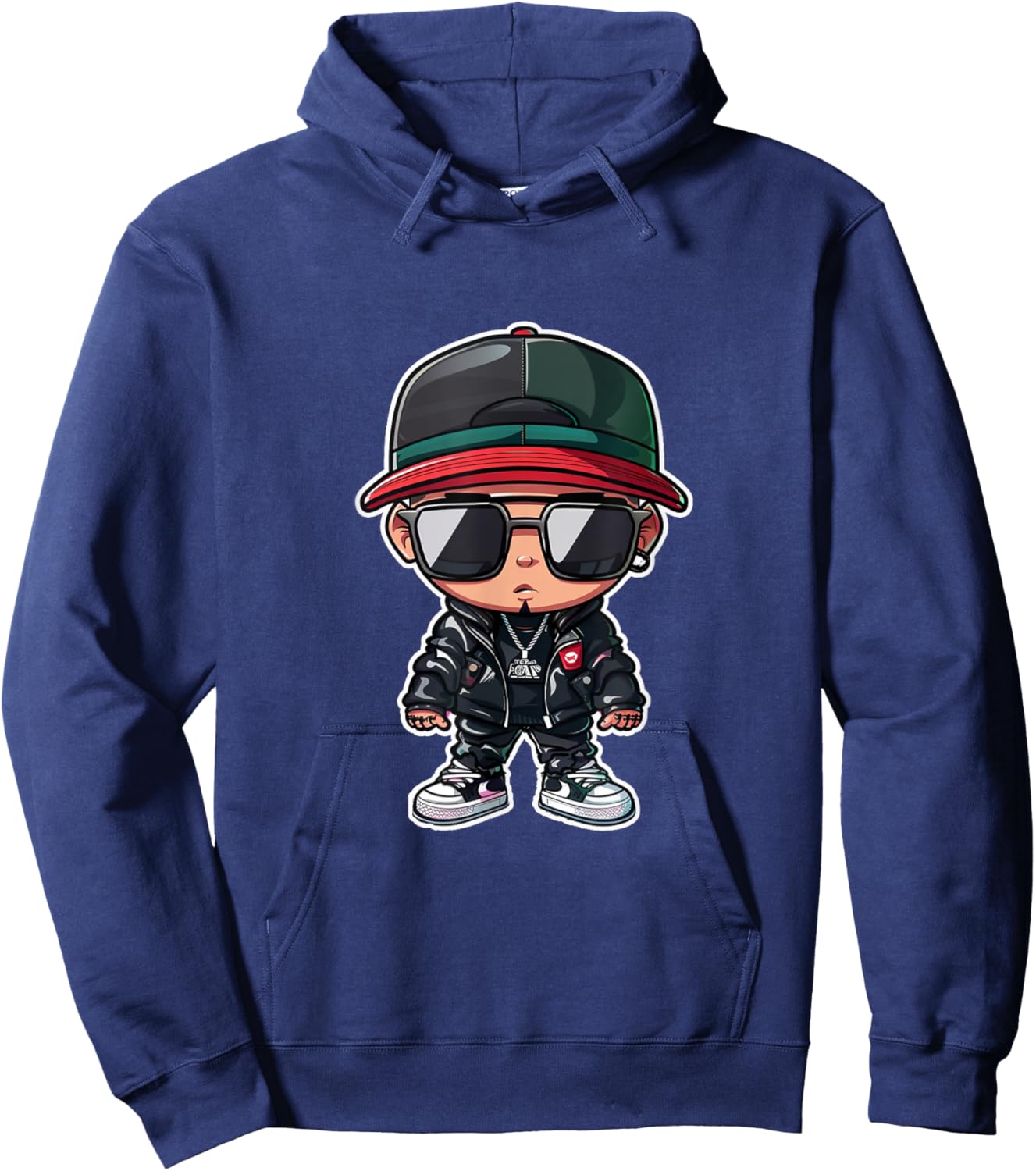 Hip Hop Culture Music Rap Lover Fan Street Rapper Dancer Pop Hoodie - Hoodie | Navy