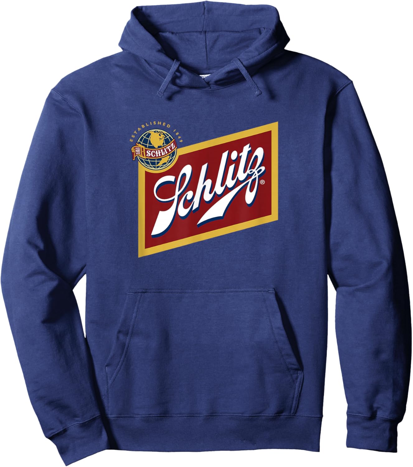 Schlitz Style - Logo Hoodie - Hoodie | Navy