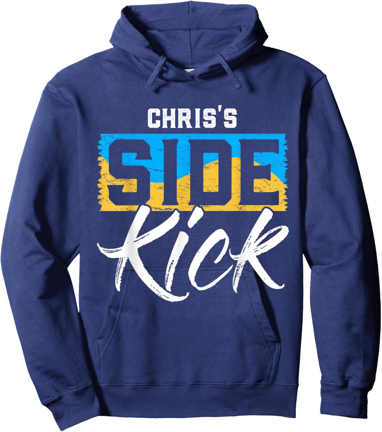 CHRIS'S Side Kick Name CHRIS Hoodie - Hoodie | Navy