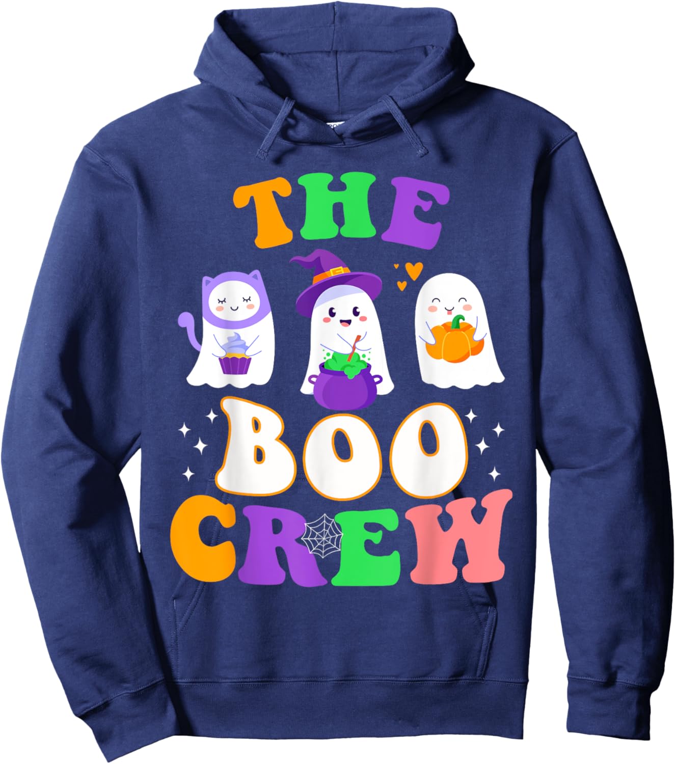 Halloween The Boo Crew for Kids & Adults - Trick or Treating Hoodie - Hoodie | Navy