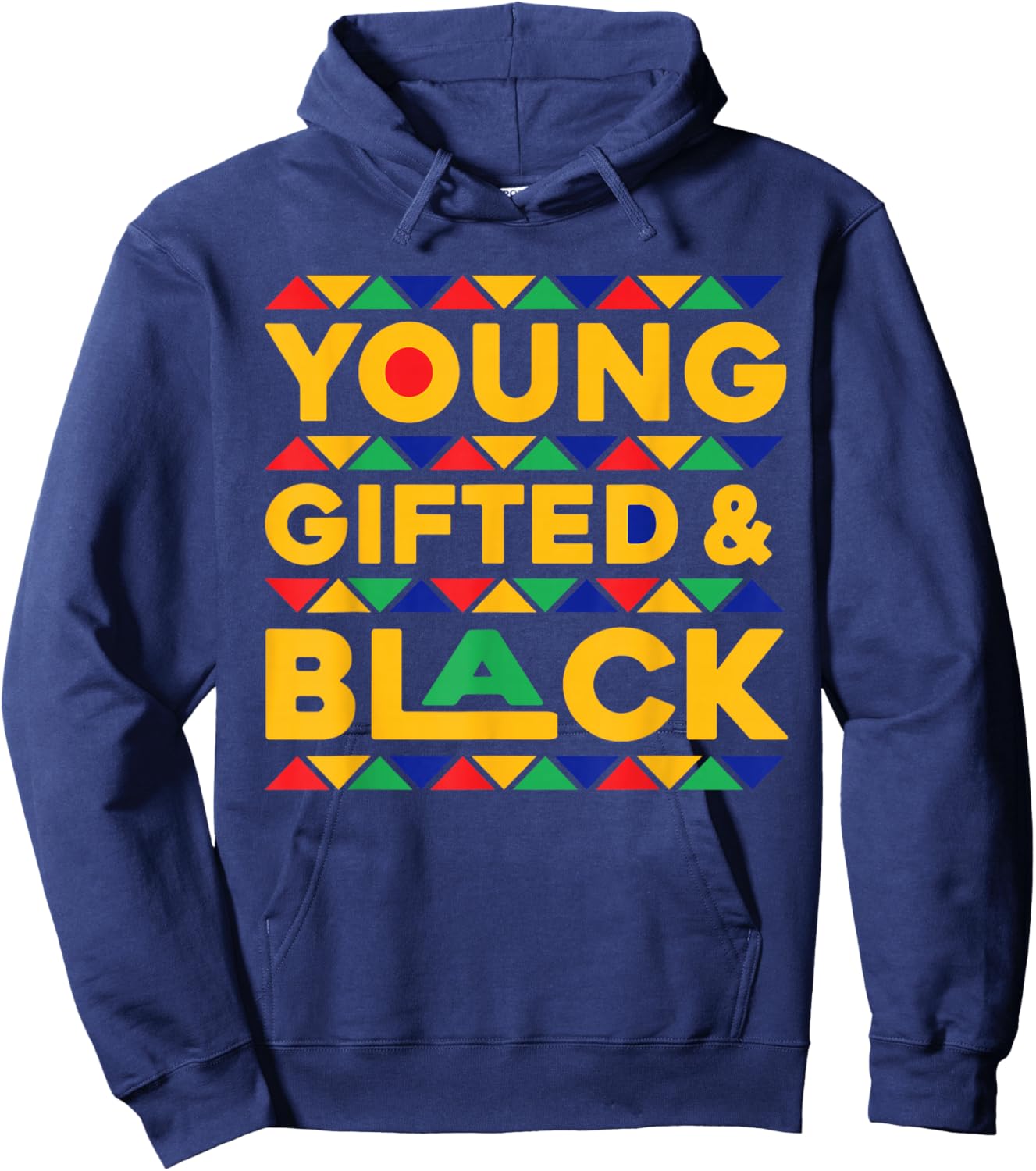 Young Gifted And Black History For Black Boys Girls African Hoodie - Hoodie | Navy