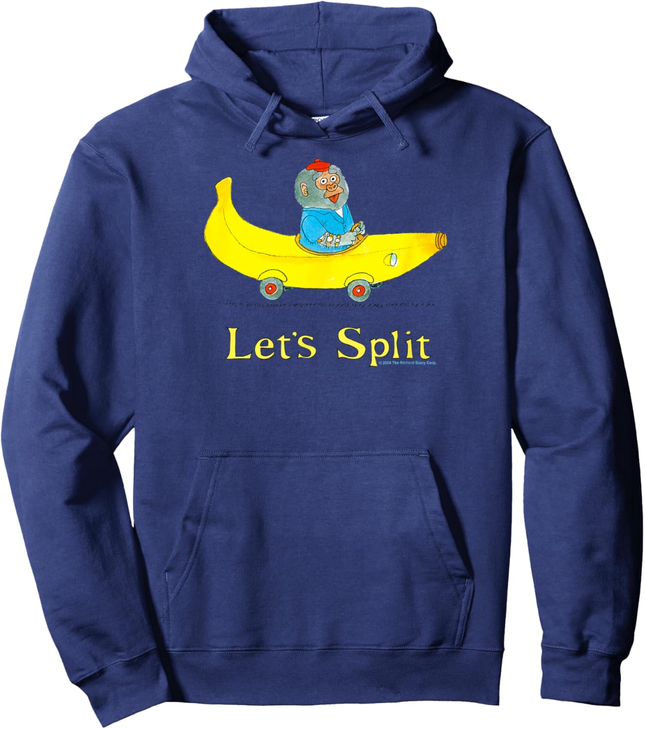 Richard Scarry Let's Split Hoodie - Hoodie | Navy