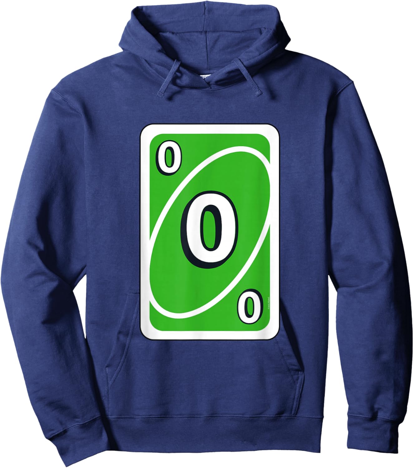 UNO Halloween Green 0" Card Hoodie - Hoodie | Navy