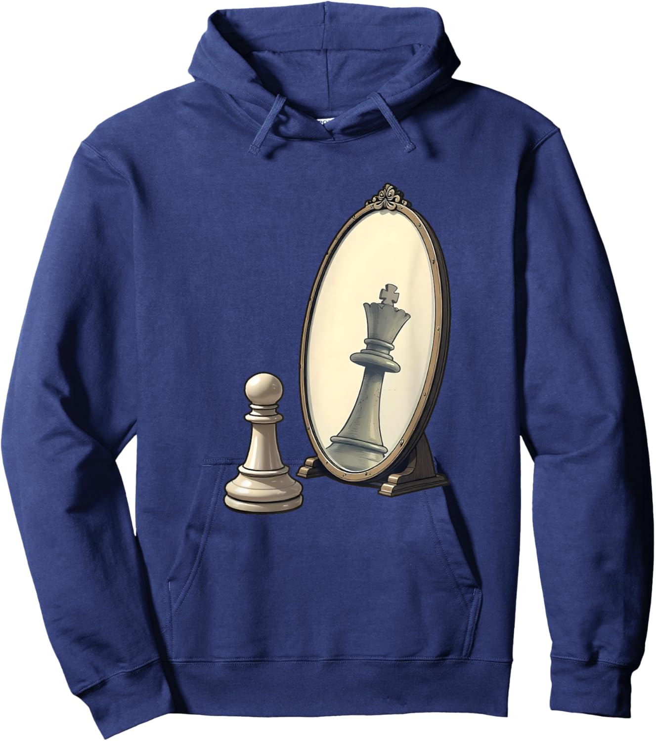 Chess - Chess Player Board Game Peices Hoodie - Hoodie | Navy