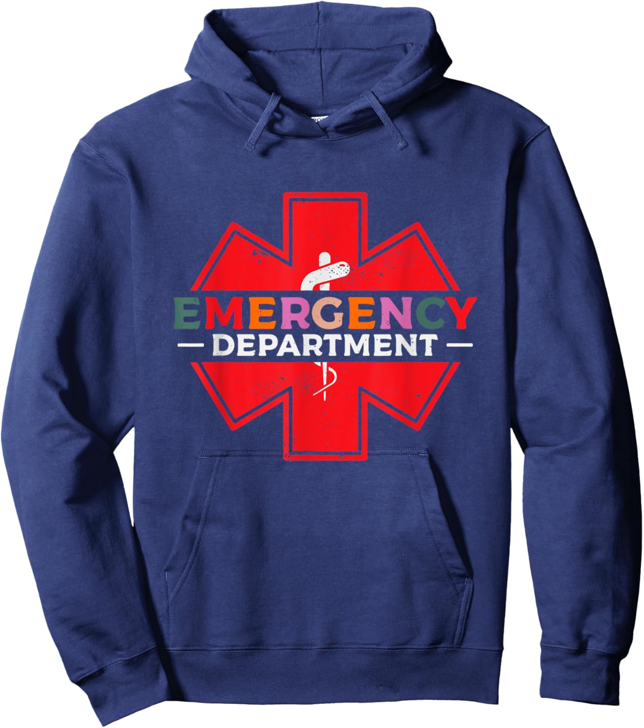 Emergency Department | ER Medicine | Ambulance Paramedic Hoodie - Hoodie | Navy