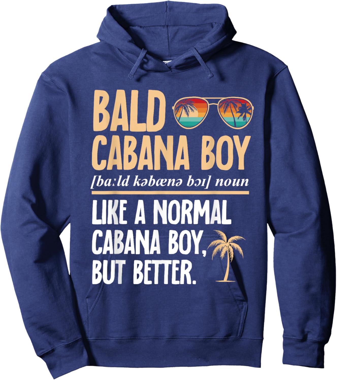 Cabana Boy Beach Bartender Cabana Boy Hoodie - Hoodie | Navy