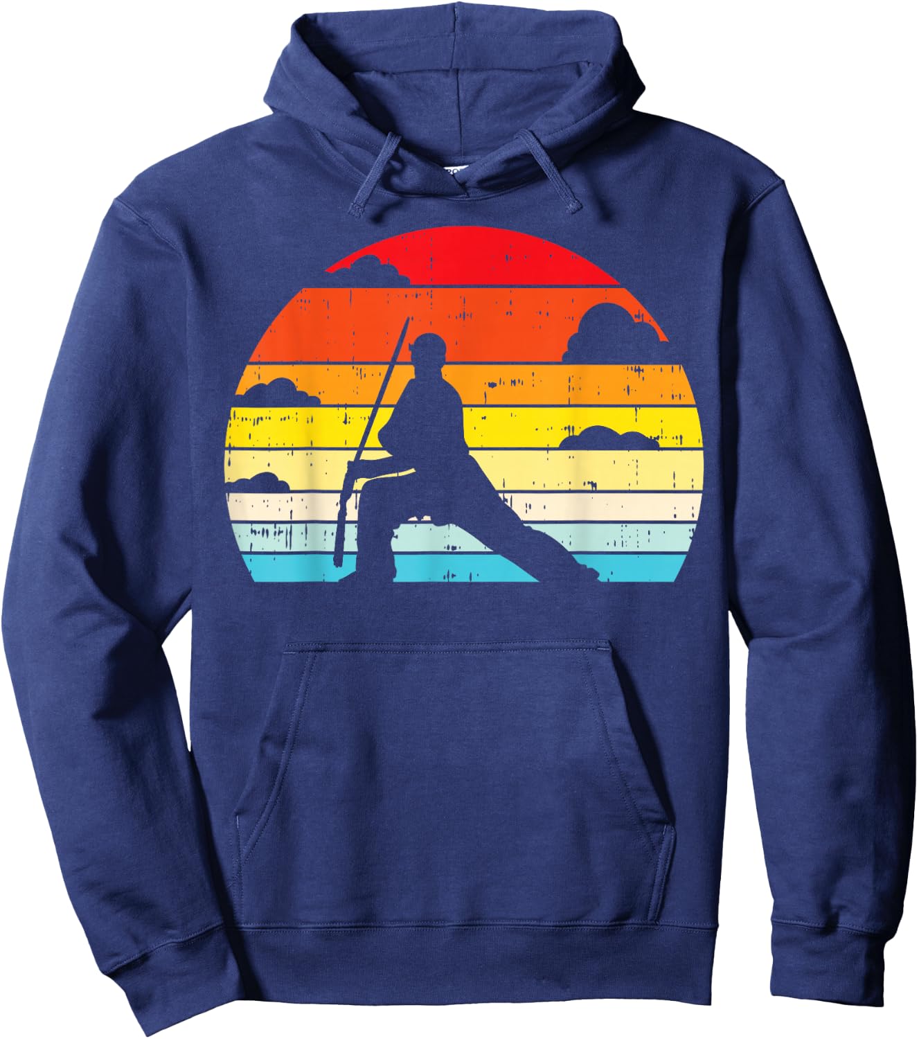 Shaolin Kung Fu Forward Pose Retro Chinese Martial Arts Gift Hoodie - Hoodie | Navy