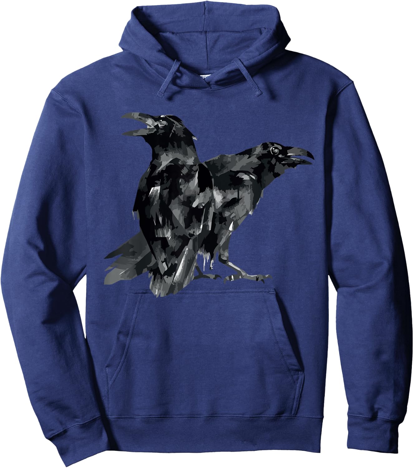 Murder Of Crows Raven Birds Hoodie - Hoodie | Navy