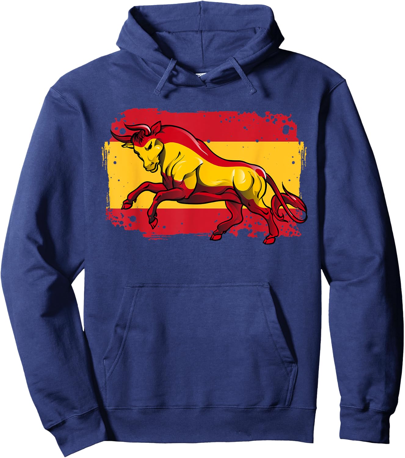 Spanish Bull | Proud Spaniard | Spain Flag Toro Español Hoodie - Hoodie | Navy