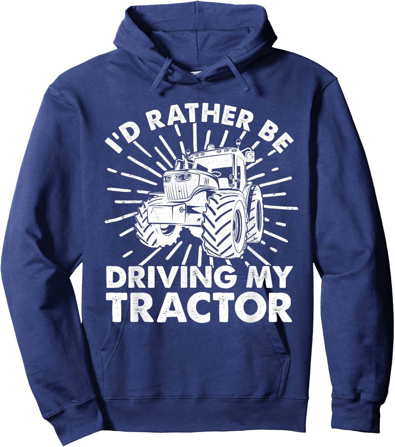 Cool Tractor Design Women Tractor Driver Farm Farmer Hoodie - Hoodie | Navy