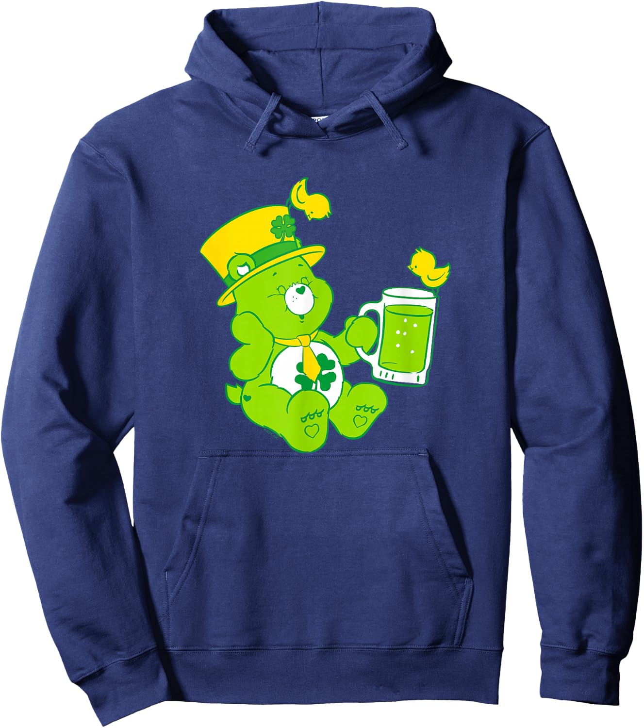 Care Bears Good Luck Bear St. Patrick's Lucky Juice Hoodie - Hoodie | Navy