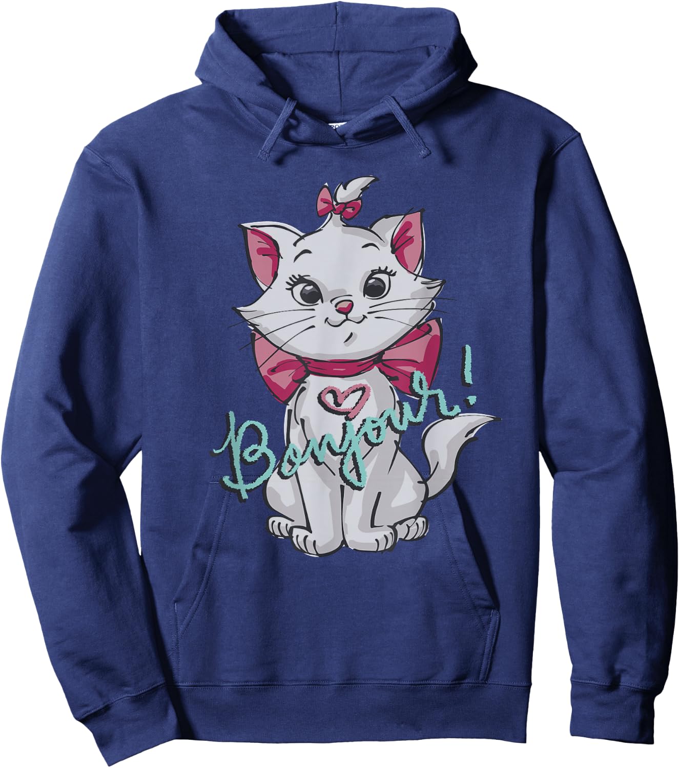 Disney Aristocats Marie Bonjour Hoodie - Hoodie | Navy