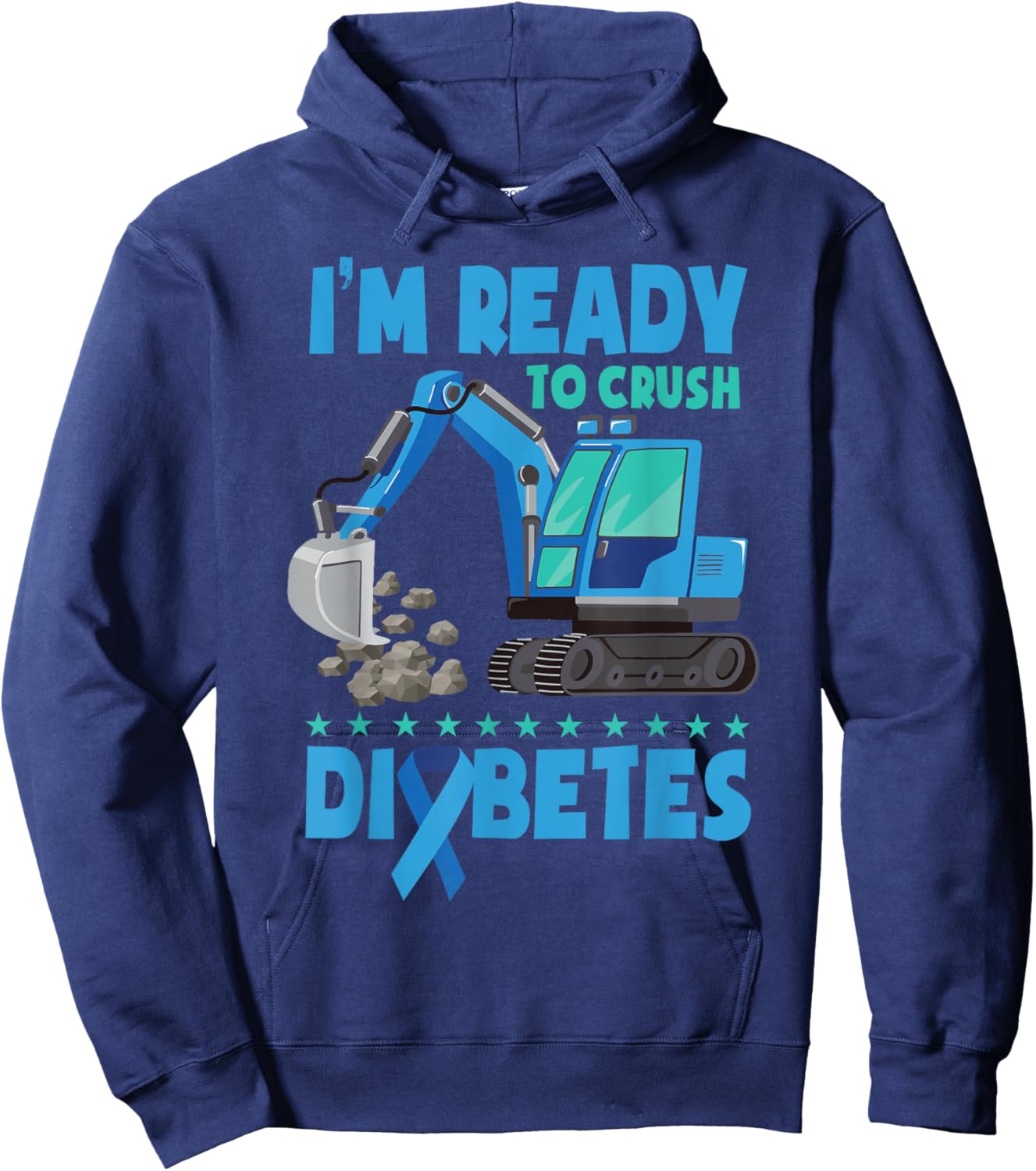 Insulin Diabetic Diabetes Awareness Month Kids Hoodie - Hoodie | Navy