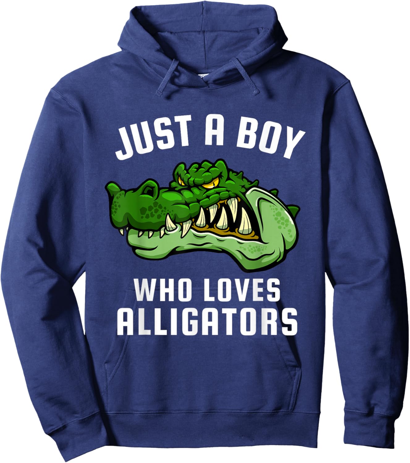 Just a Boy Who Loves Alligators Hoodie - Hoodie | Navy