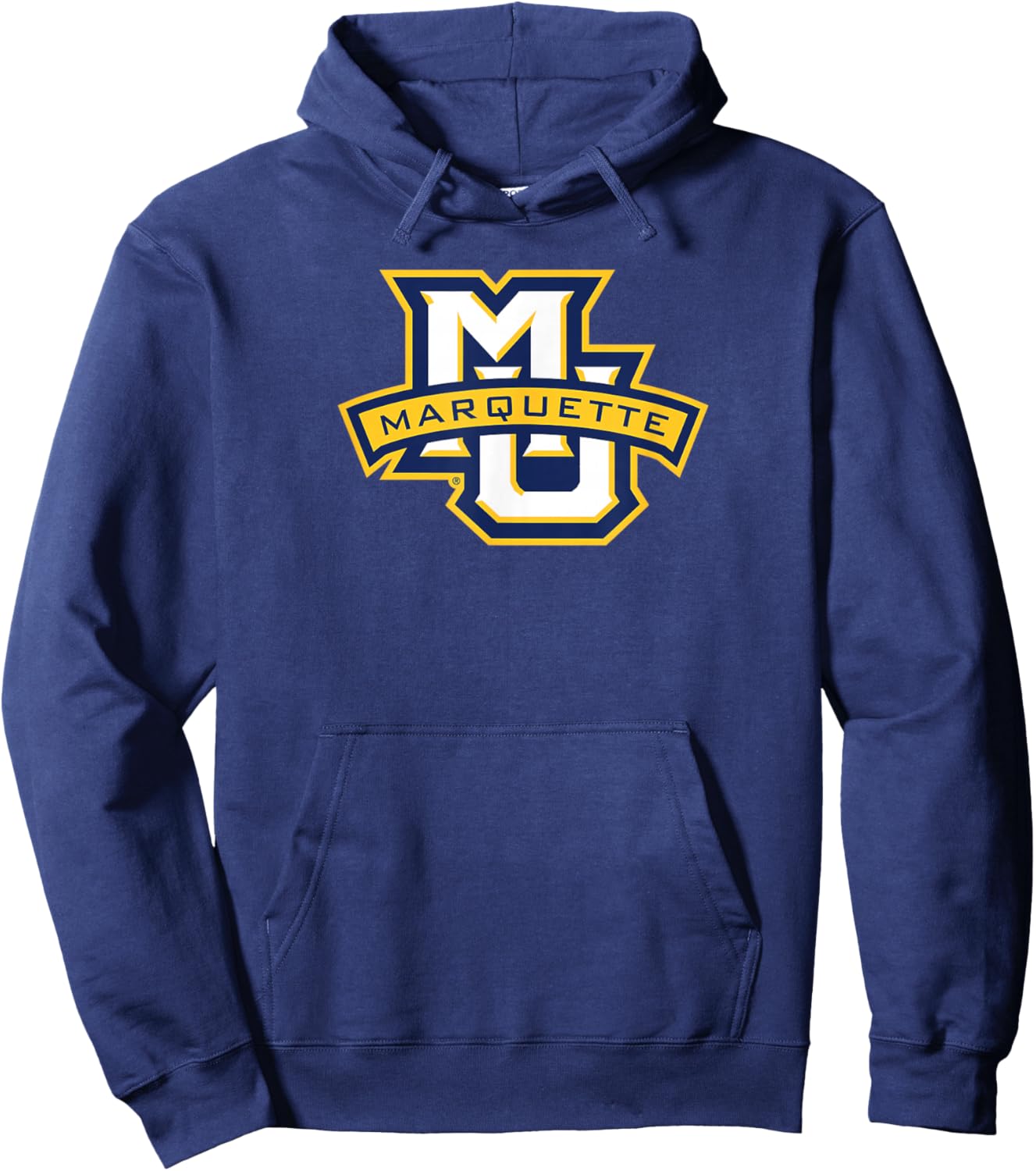 Marquette University Golden Eagles Primary Logo Hoodie - Hoodie | Navy