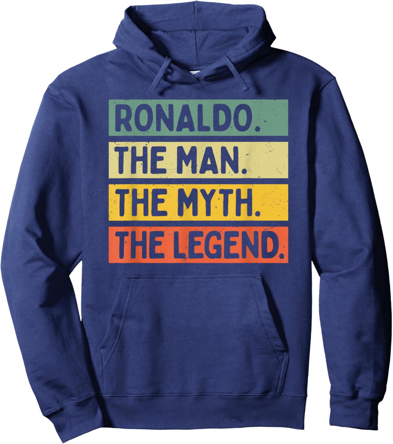 Ronaldo The Man The Myth The Legend Funny Personalized Quote Hoodie - Hoodie | Navy