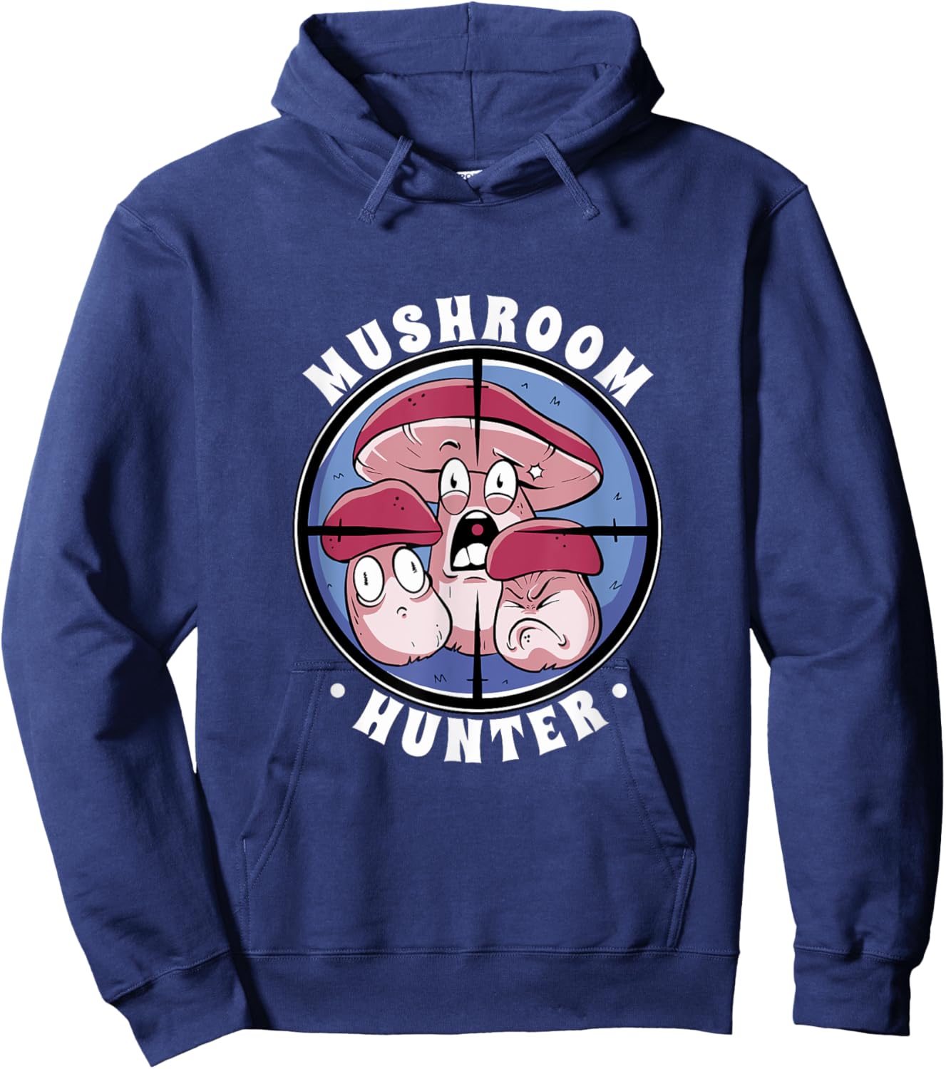 Funny Foraging Morels Fungi Mushroom Picker Mushroom Hunter Hoodie - Hoodie | Navy