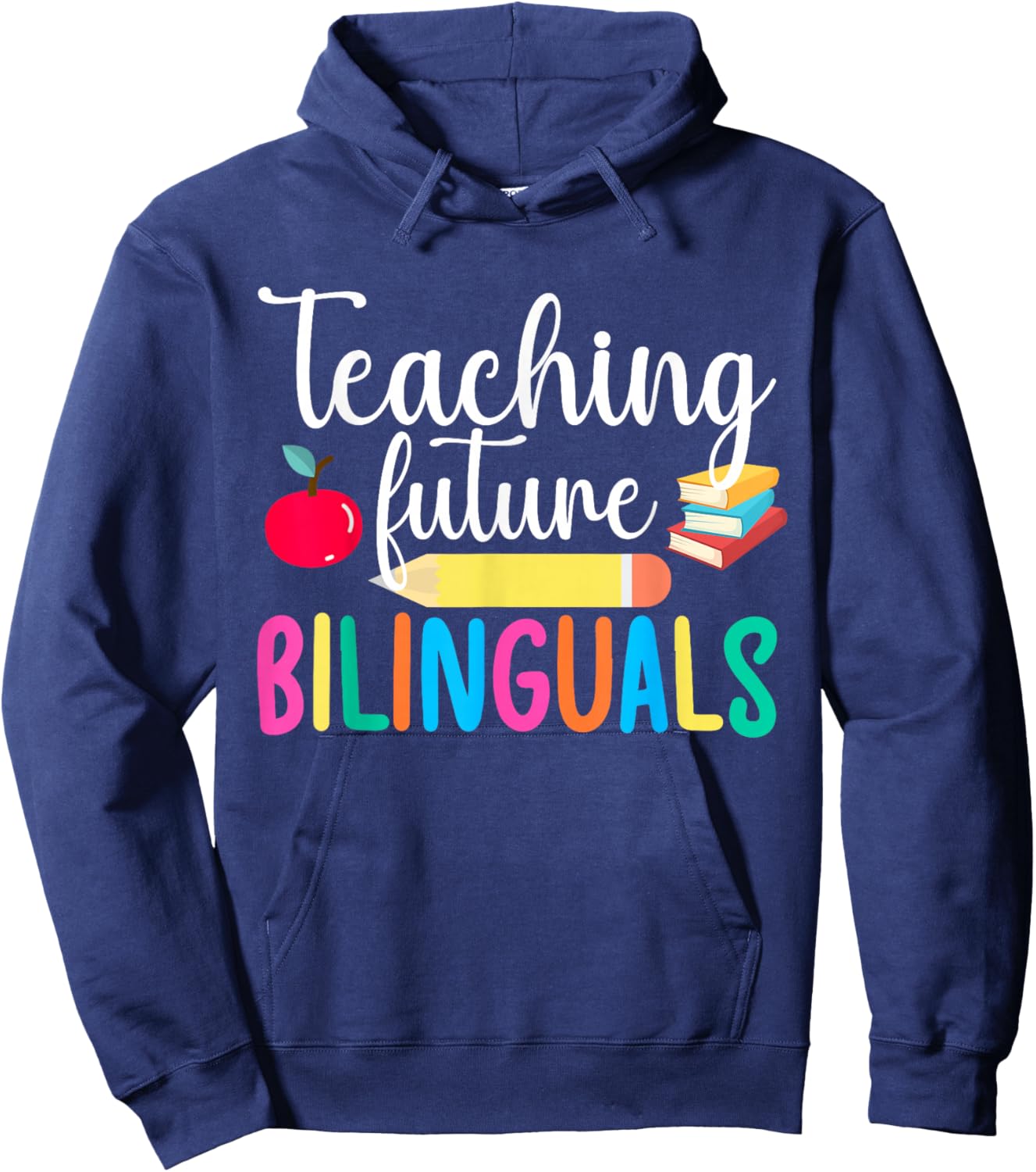 Bilinguals ESL Teacher English As A Second Language Teacher Hoodie - Hoodie | Navy
