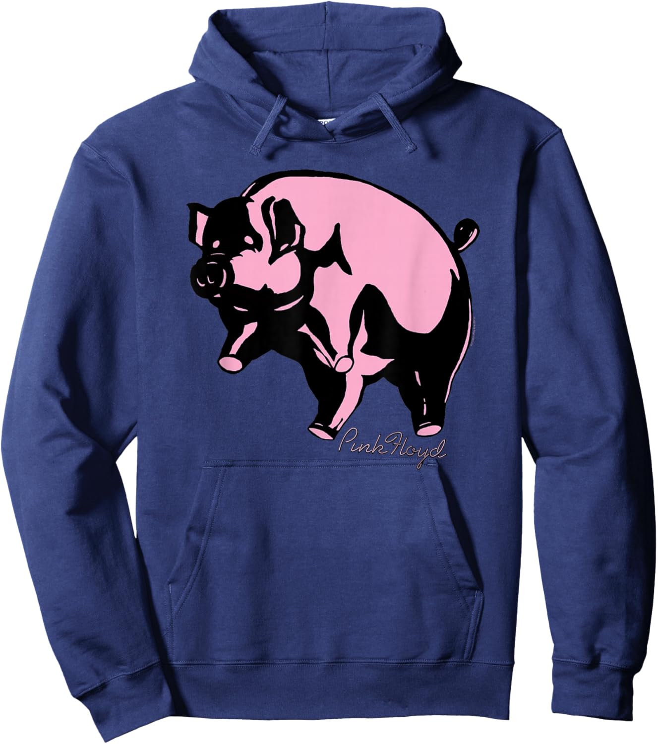 Pink Floyd Pig Sketch Hoodie - Hoodie | Navy