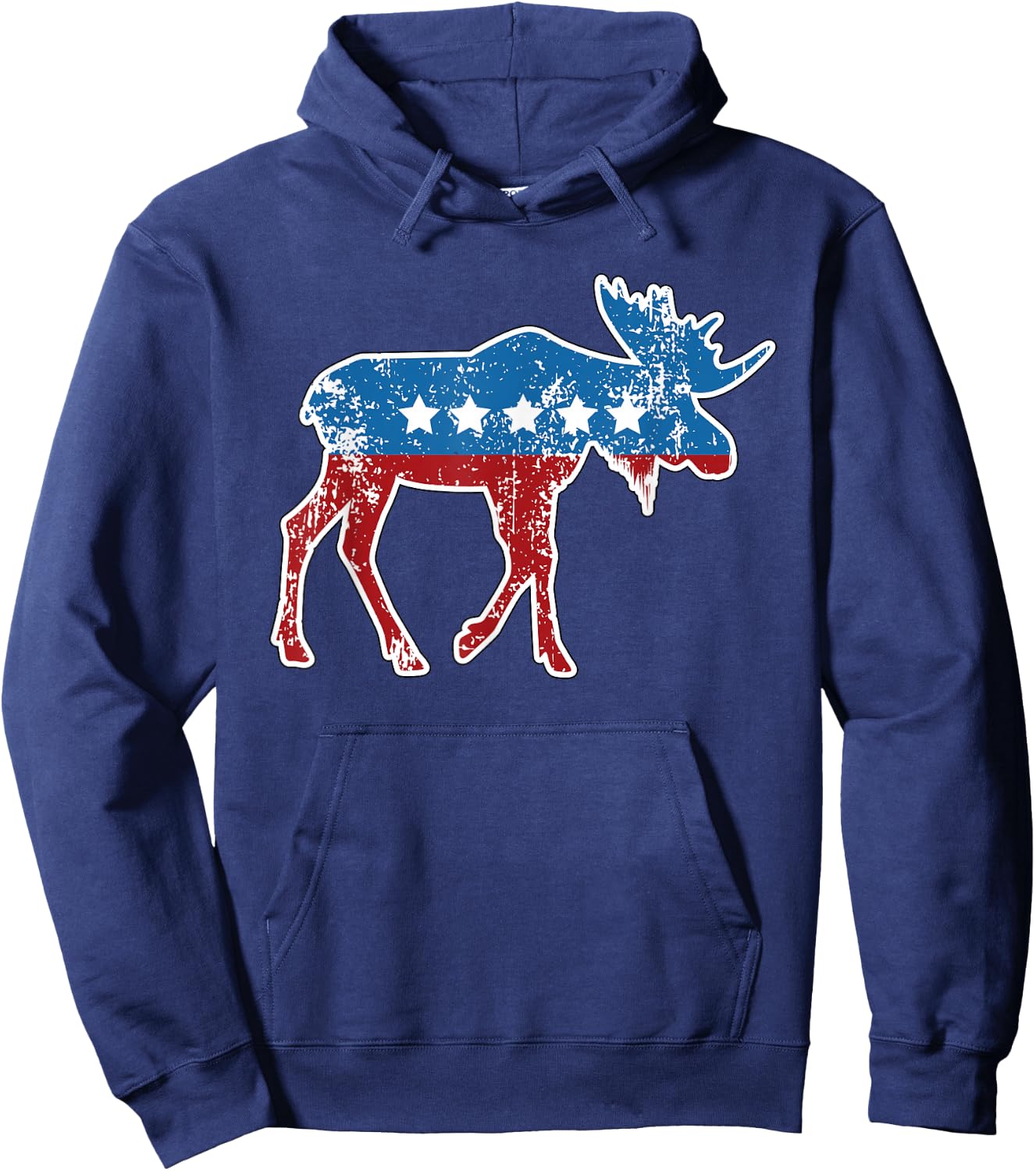Theodore Roosevelt Teddy Political Bull Moose Party Hoodie - Hoodie | Navy