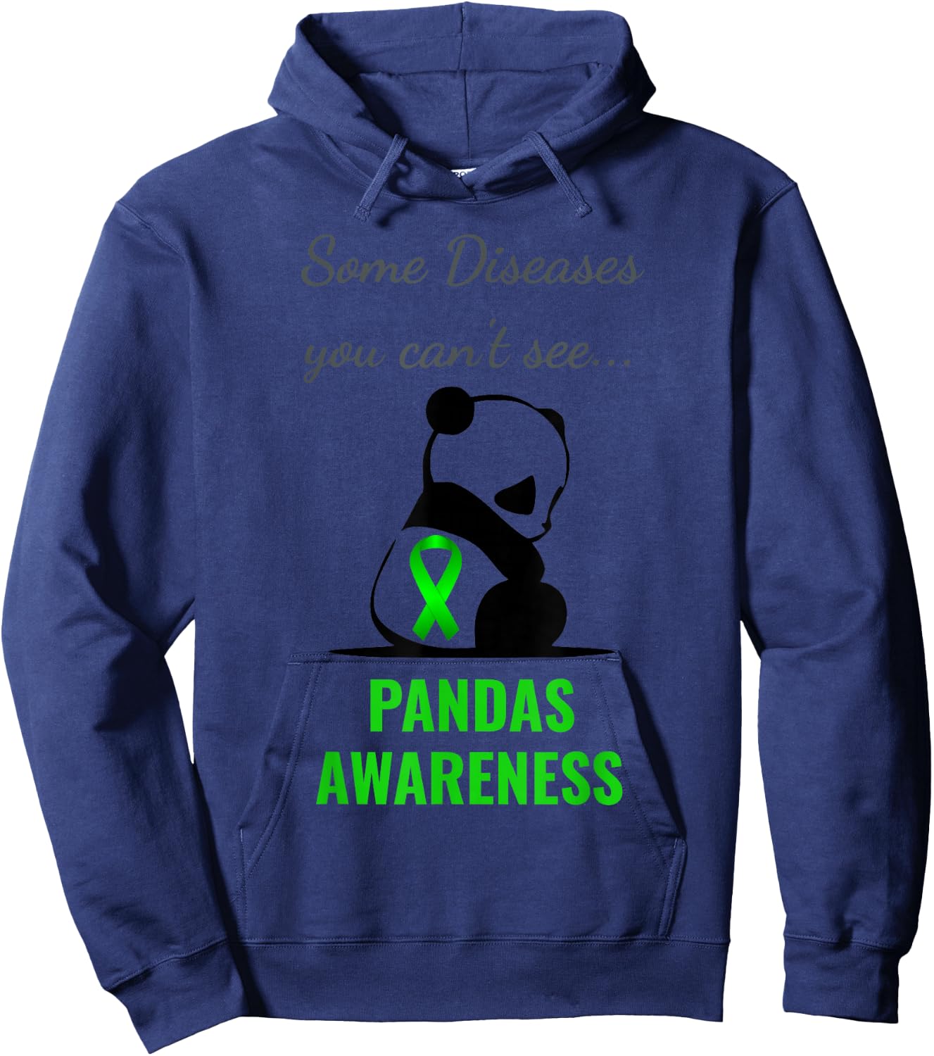 PANDAS PANS Awareness t shirt Hoodie - Hoodie | Navy