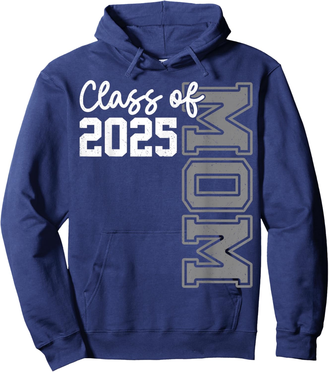 Senior Mom 25 Class Of 2025 Graduation Mother Hoodie - Hoodie | Navy