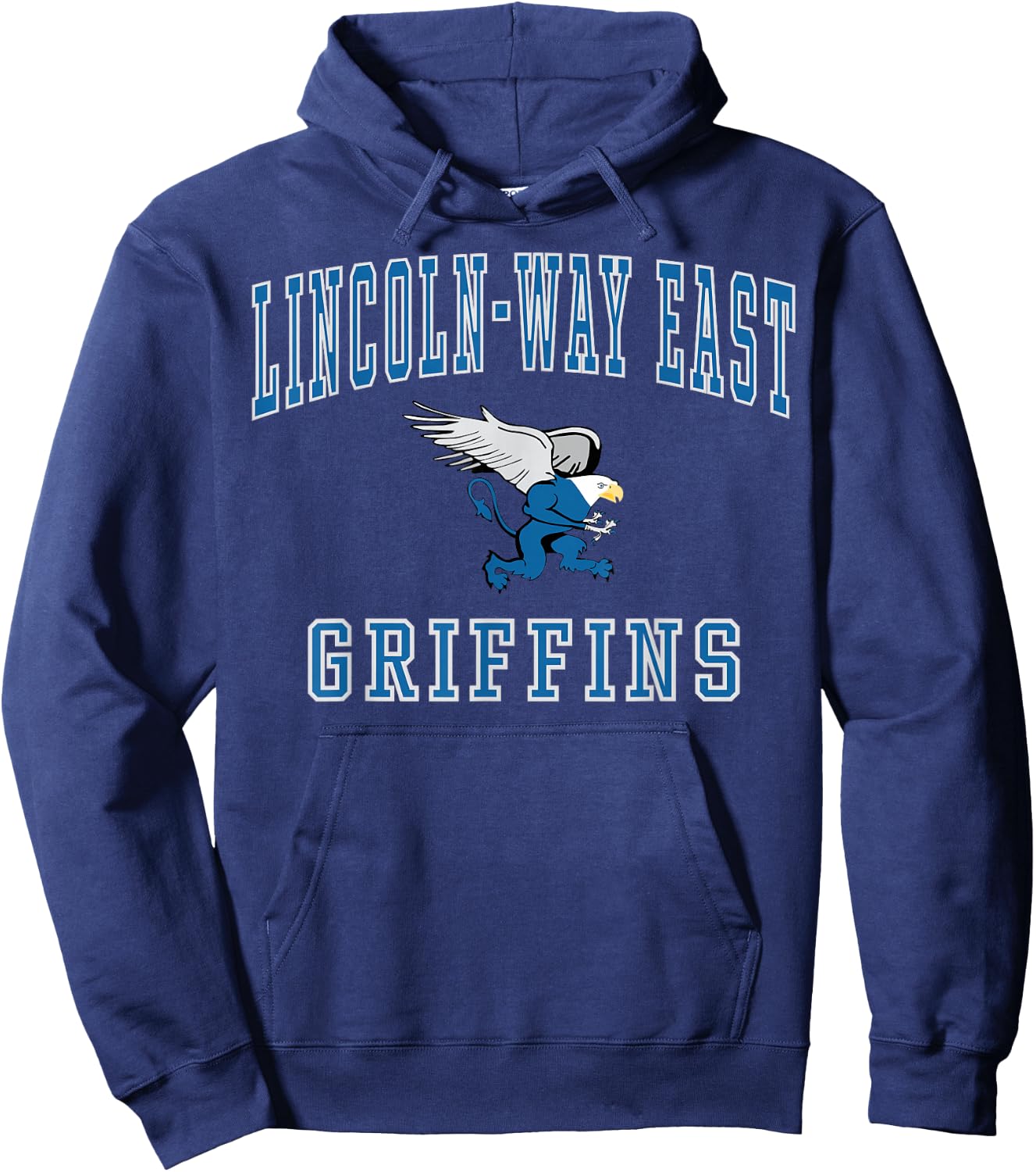 Lincoln-Way East High School Griffins C1 Hoodie - Hoodie | Navy