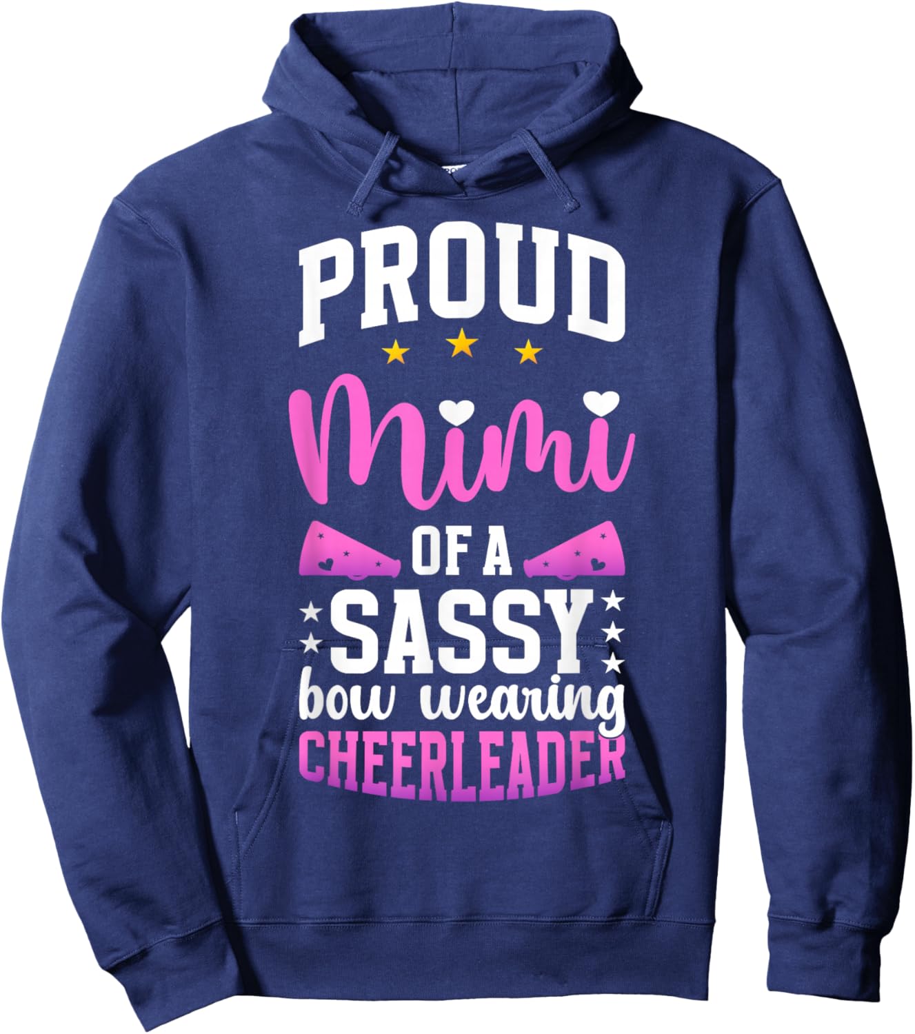 Proud Mimi Of A Cheerleader Mimi Cheer Mimi Grandma Hoodie - Hoodie | Navy