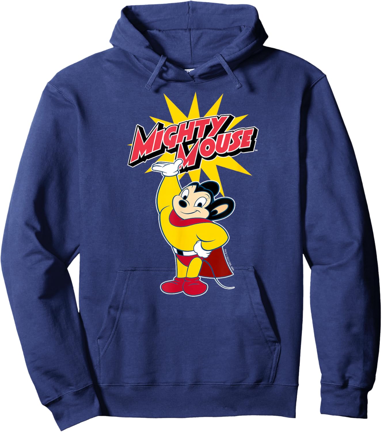 Mighty Mouse - Mighty Mouse Burst Hoodie - Hoodie | Navy