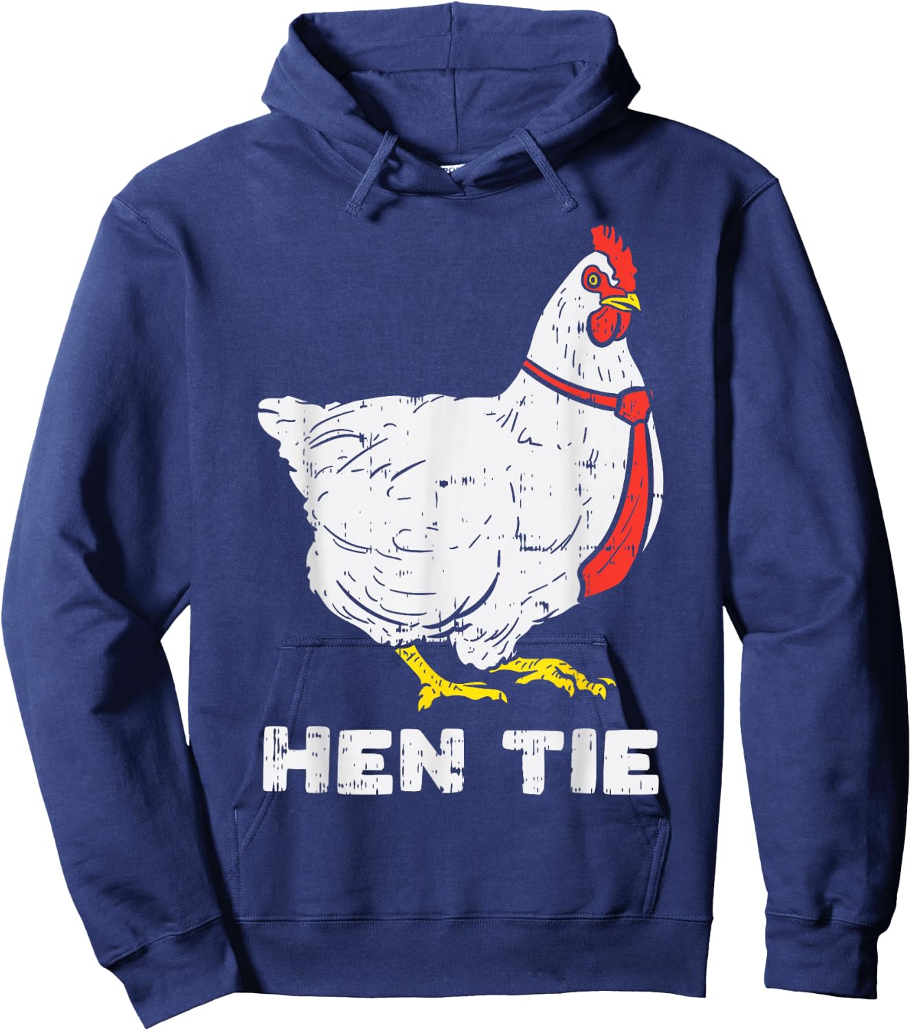Hen Tie Funny Japanese Anime Pun Manga Joke Otaku Men Gift Hoodie - Hoodie | Navy