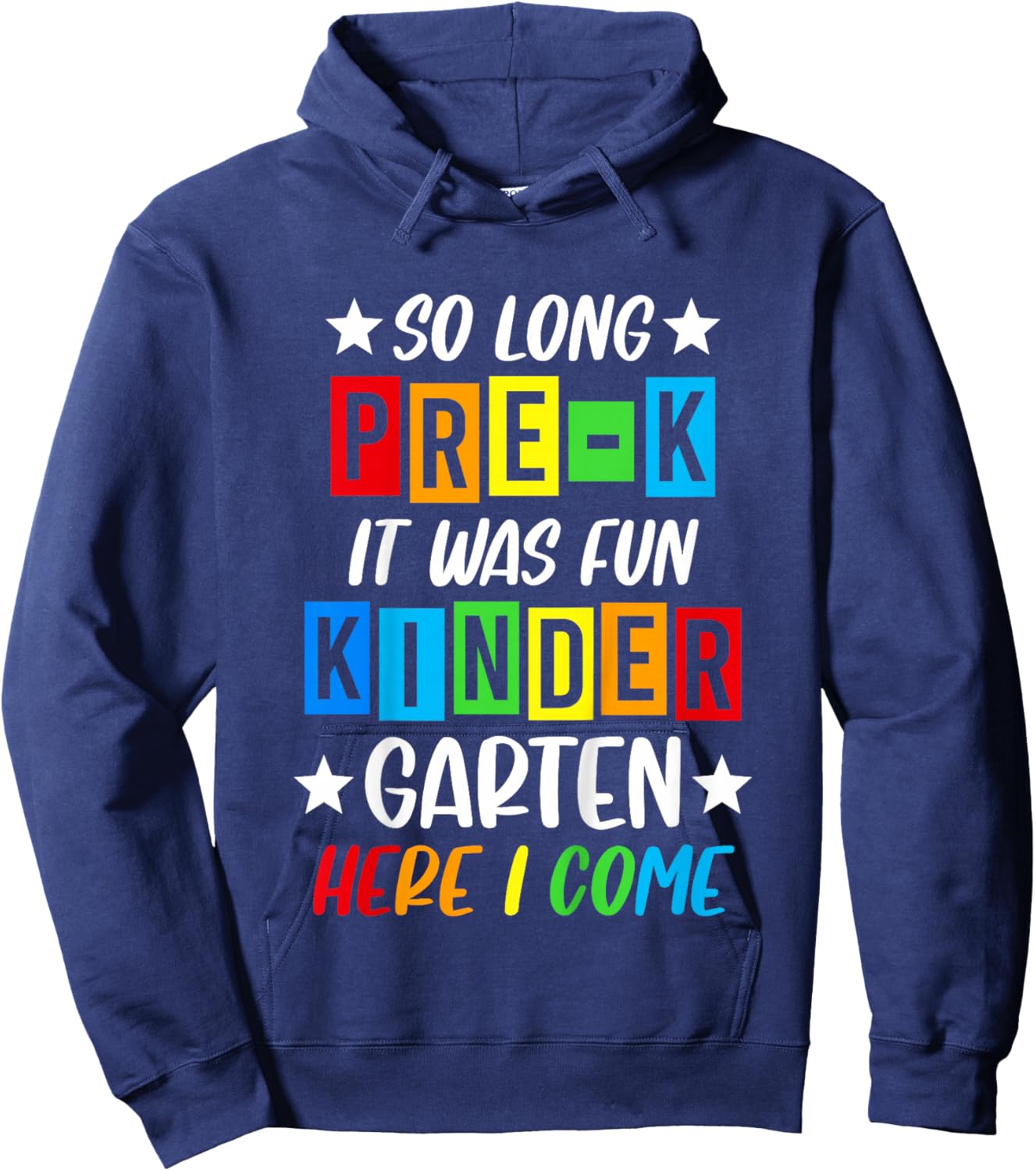 Pre-K Grad 2026 Preschool Graduation 2026 So Long Pre-K Hoodie - Hoodie | Navy