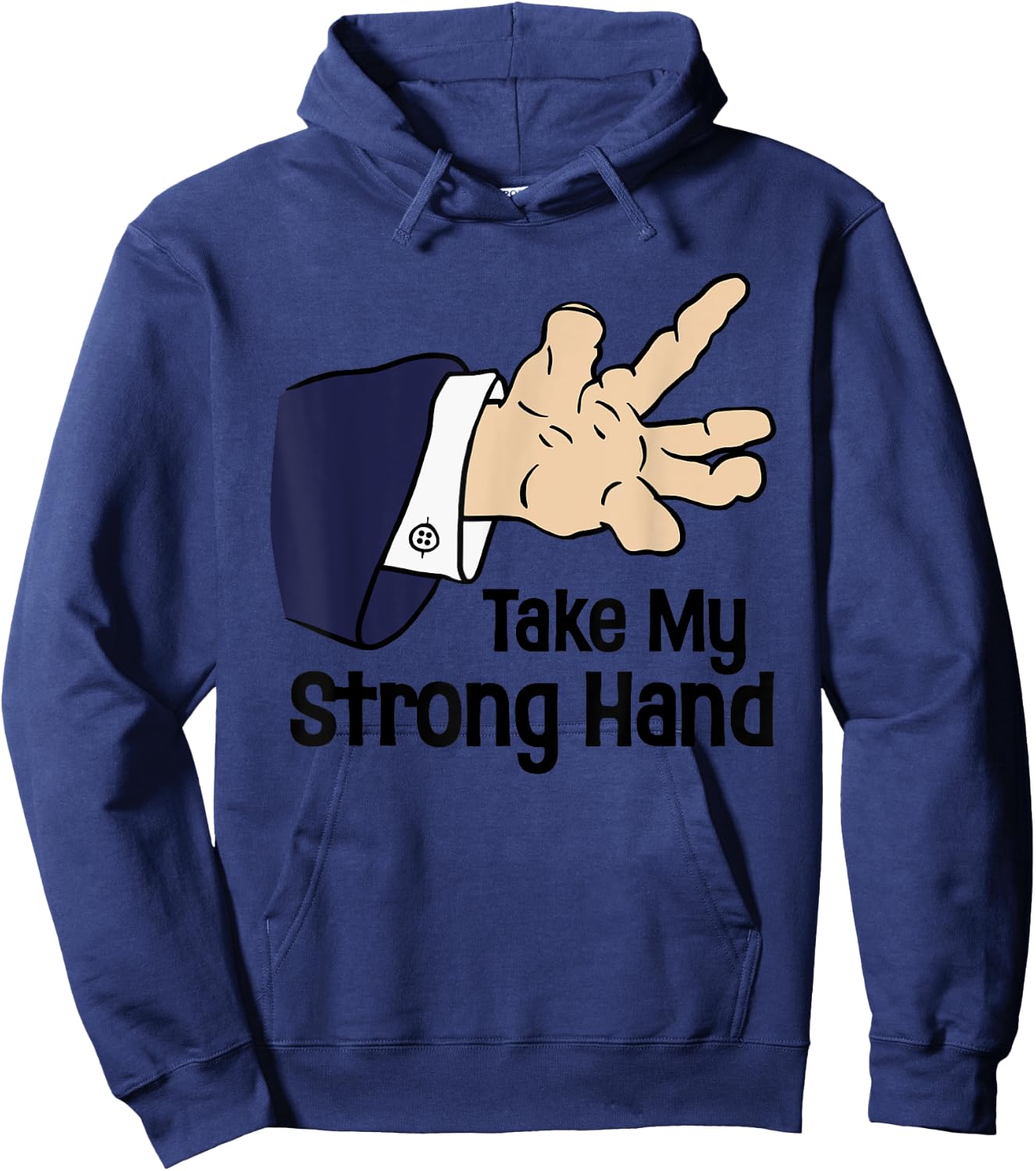 Funny Halloween Take My Strong Hand , Women Hoodie - Hoodie | Navy