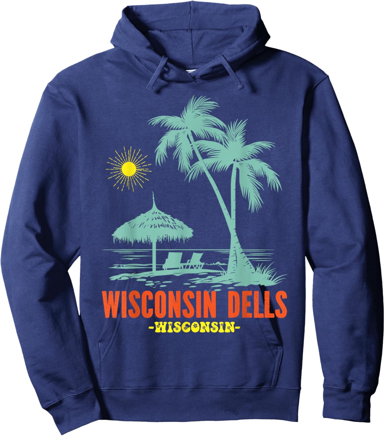 Wisconsin Dells Wisconsin Souvenirs Matching Family Trip Hoodie - Hoodie | Navy
