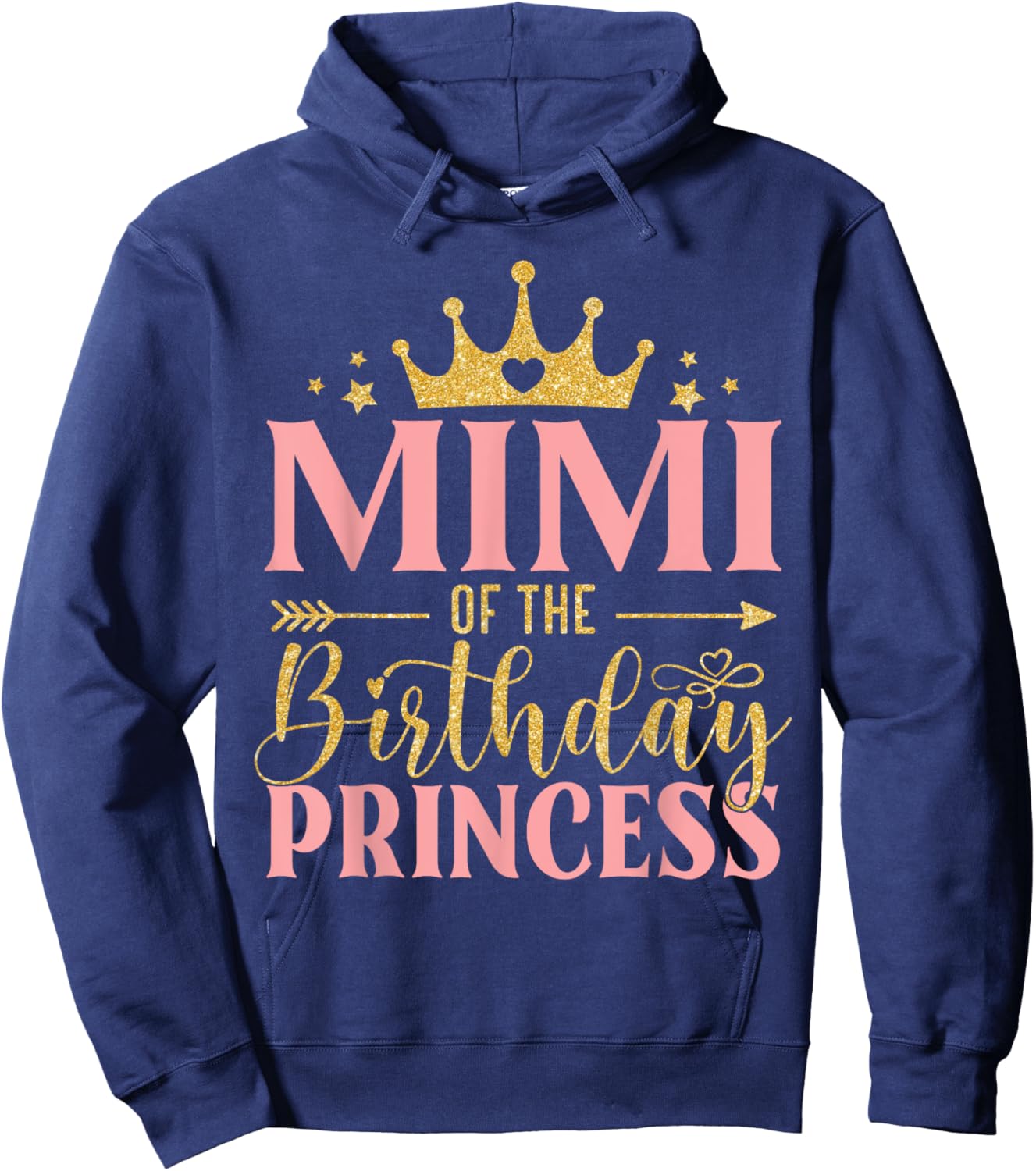 Birthday For Girl Outfit Mimi Of The Birthday Princess Hoodie - Hoodie | Navy