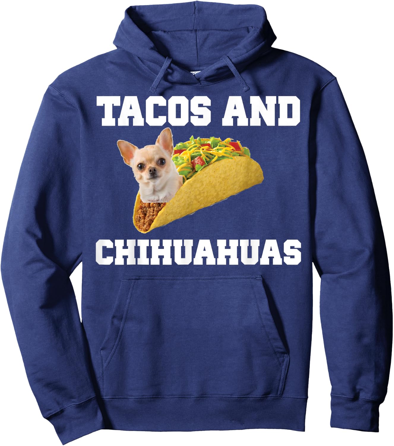 Tacos And Chihuahuas Shirt Funny Dog Lovers Gift Pup Hoodie - Hoodie | Navy