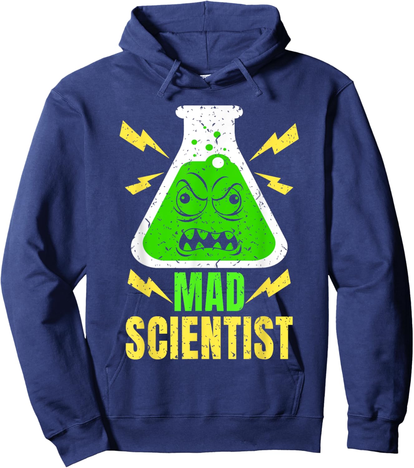 Mad Scientist Shirt Kids Youth Adult Science Teacher Funny Hoodie - Hoodie | Navy