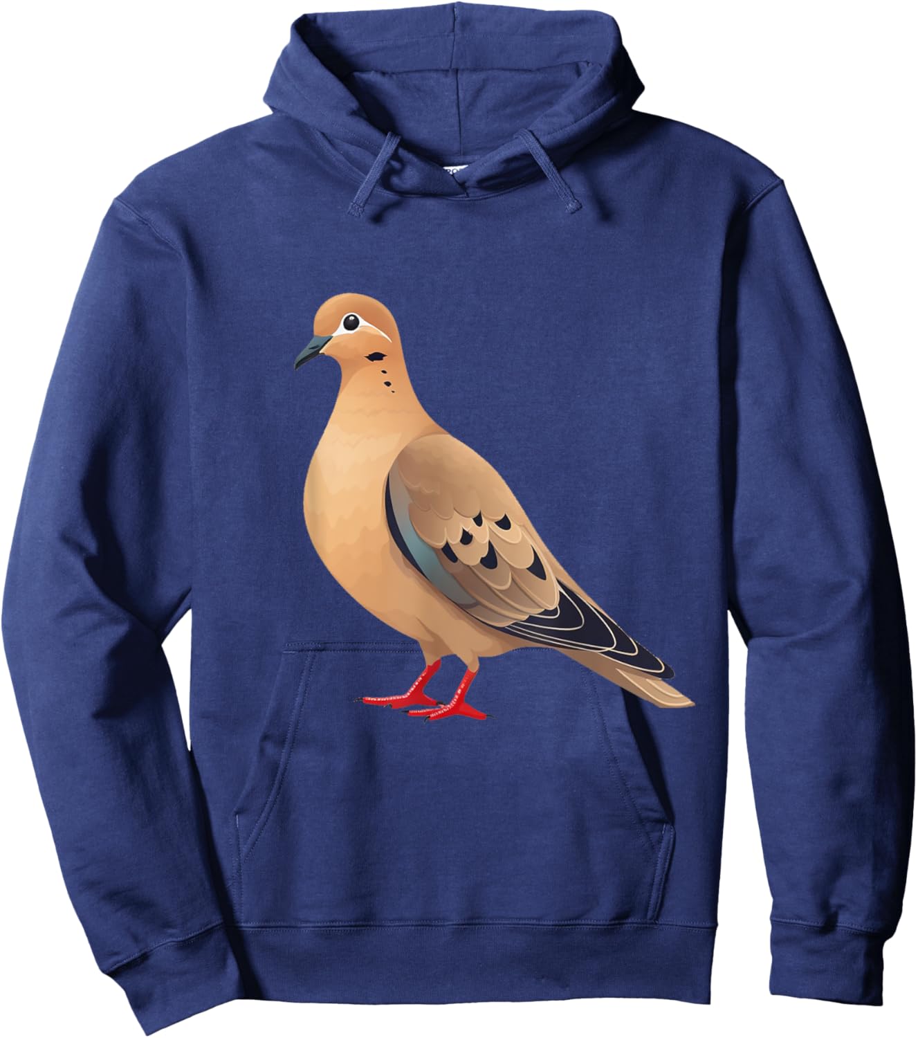 Mourning dove bird lover illustration Hoodie - Hoodie | Navy