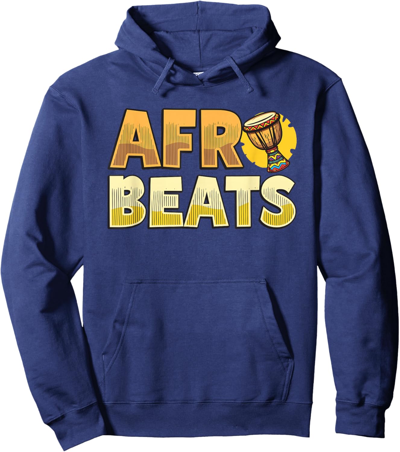 Afrobeat Djembe African Drum Music Djembe Player Hoodie - Hoodie | Navy
