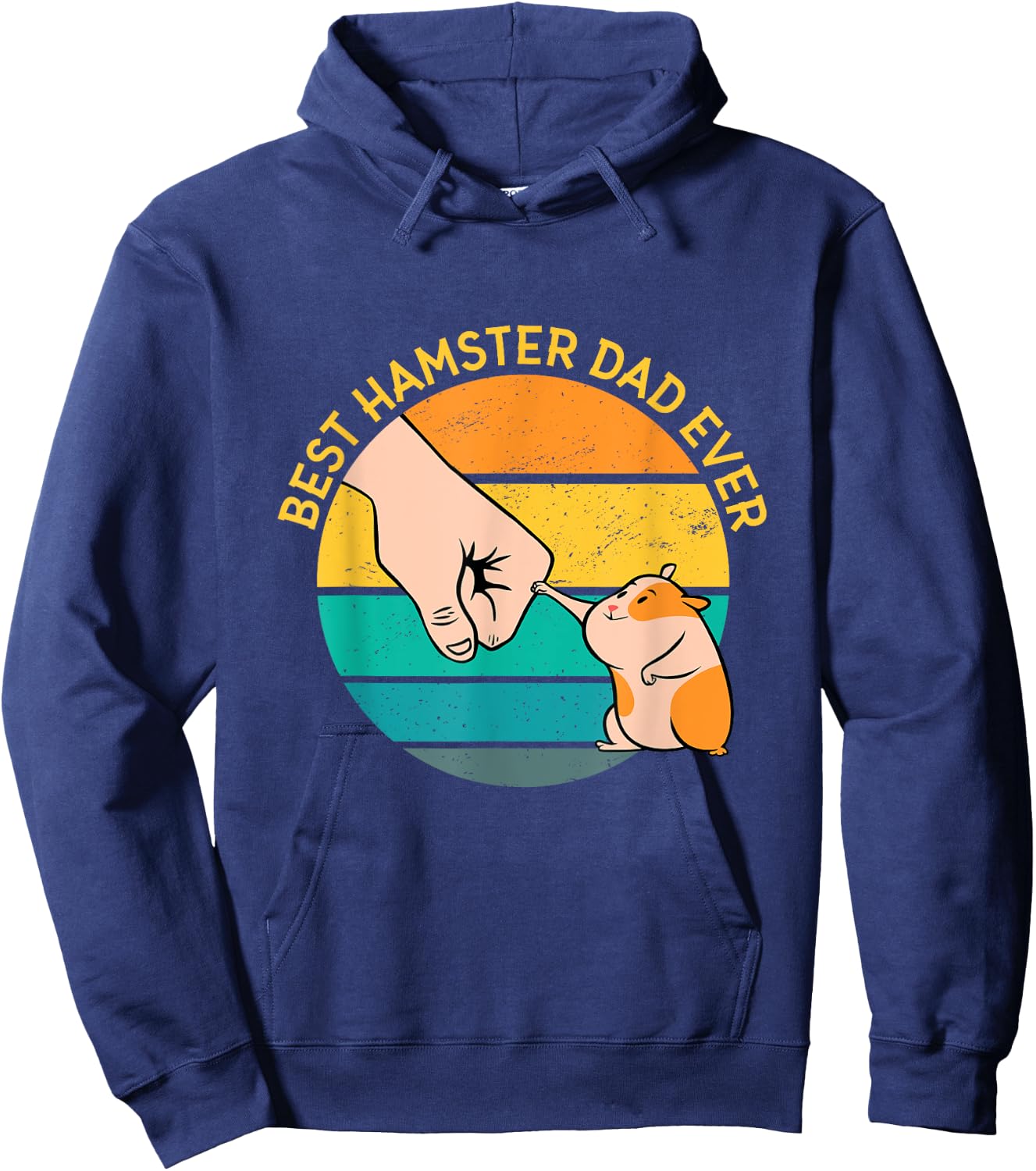 Best Hamster Dad Ever Hoodie - Hoodie | Navy