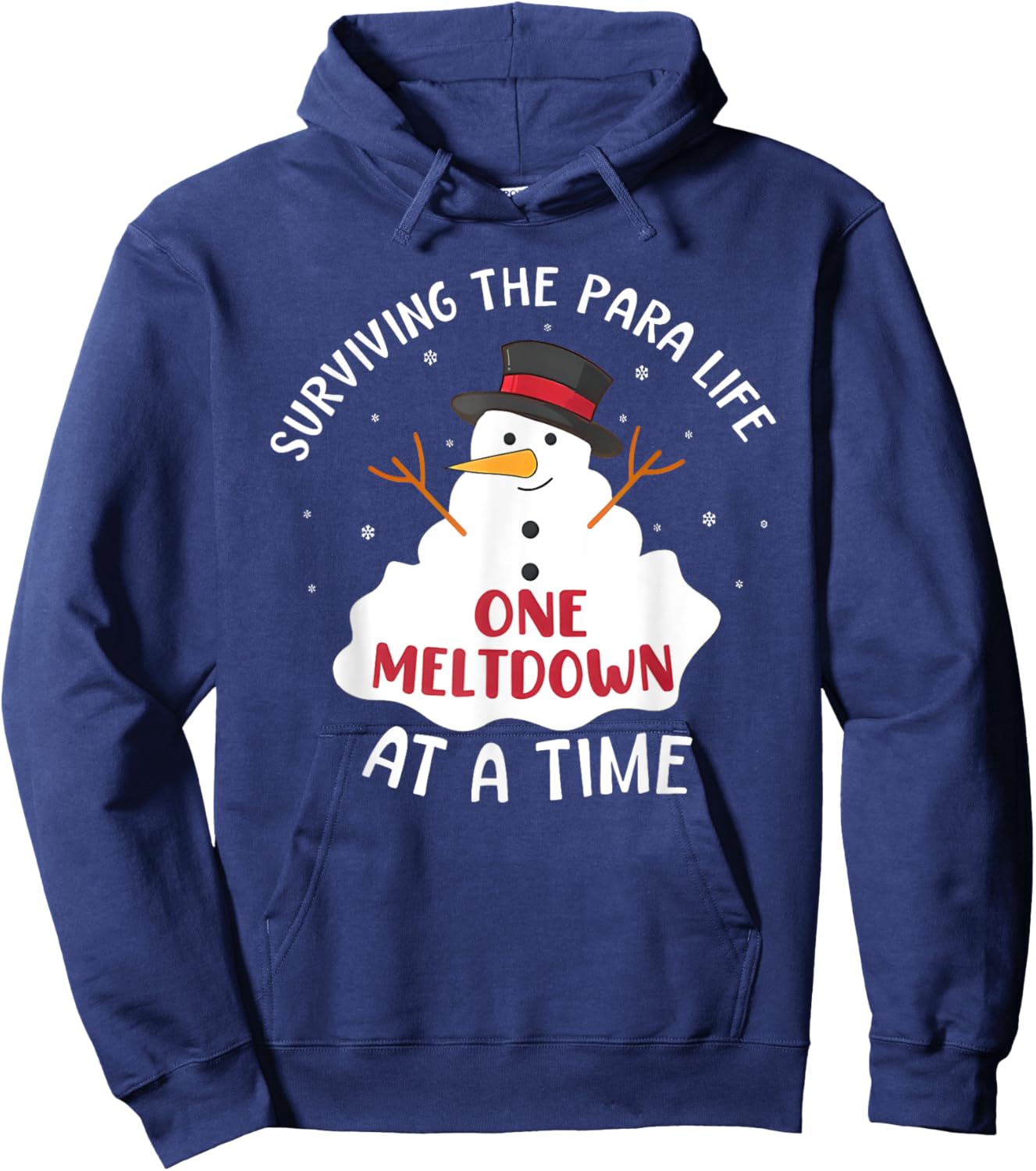 Surviving the Para Life One Meltdown at a Time Hoodie - Hoodie | Navy