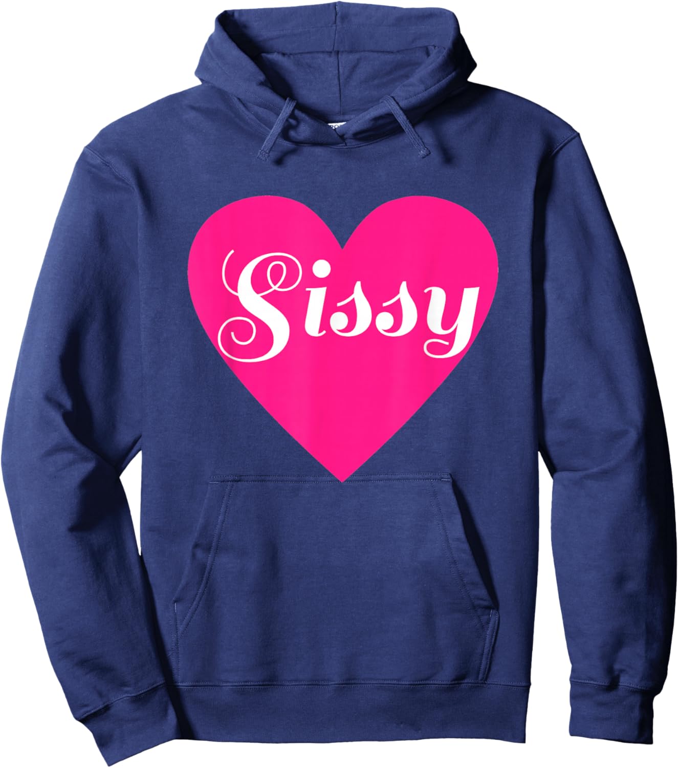 Sissy Love Heart Sissification Femdom Femboy Maid Hoodie - Hoodie | Navy