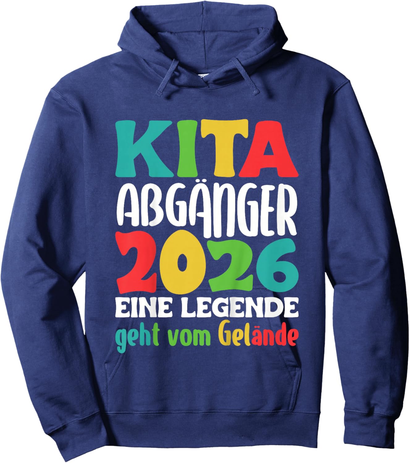 Kita Abgänger 2026 Eine Legende geht vom Gelände Abschied Hoodie - Hoodie | Navy