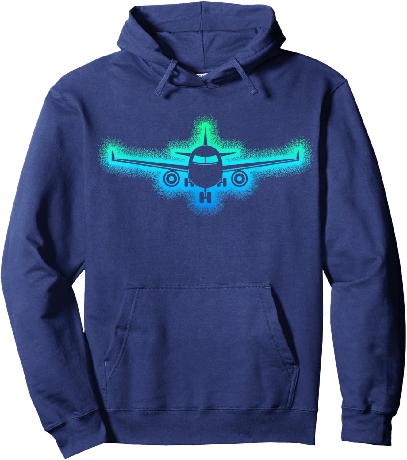 Airplane Airplane Pilot Women Men Kids , Black, S Hoodie - Hoodie | Navy