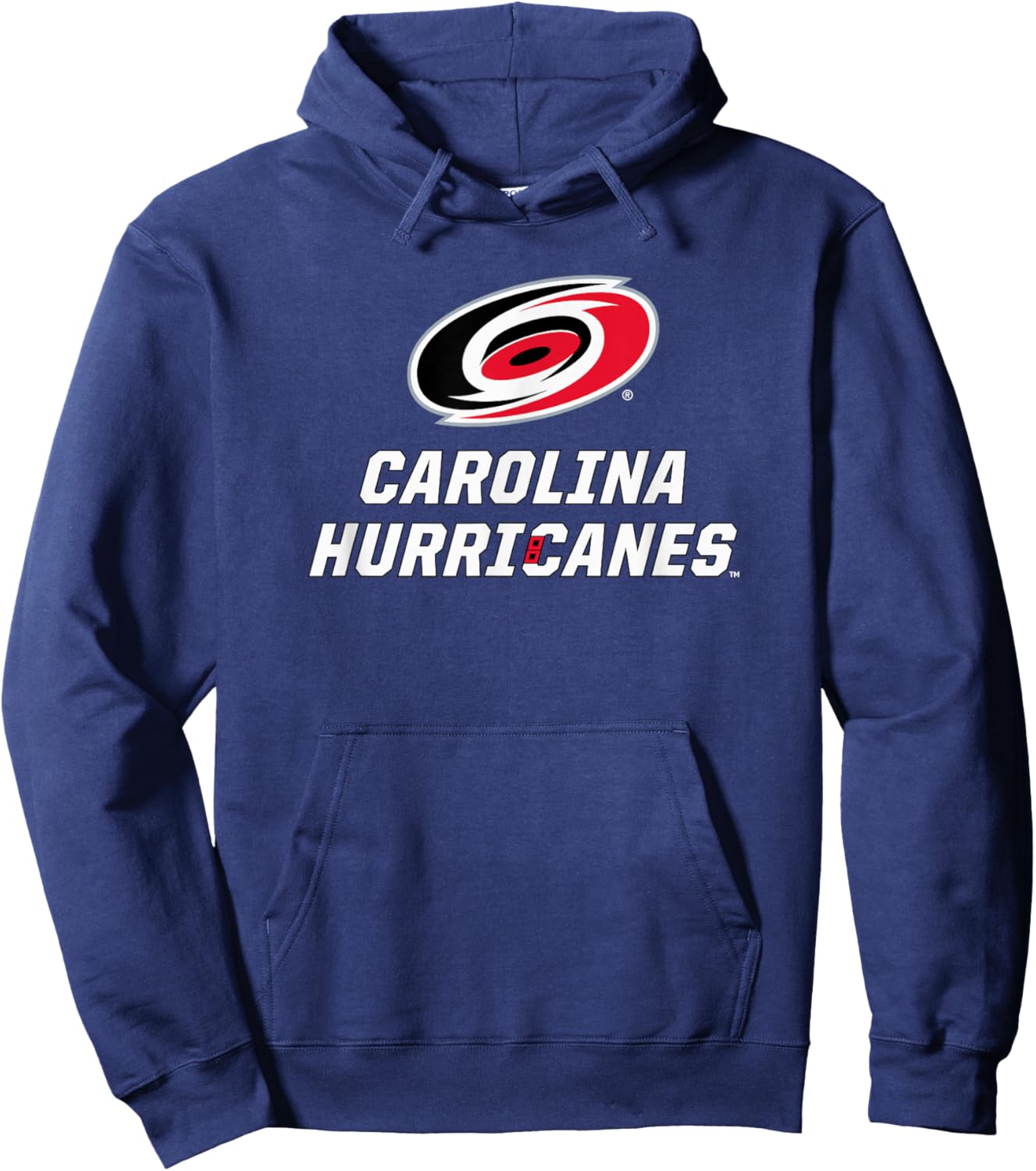 Carolina Hurricanes Power Play Dark Heather Licensed Hoodie - Hoodie | Navy