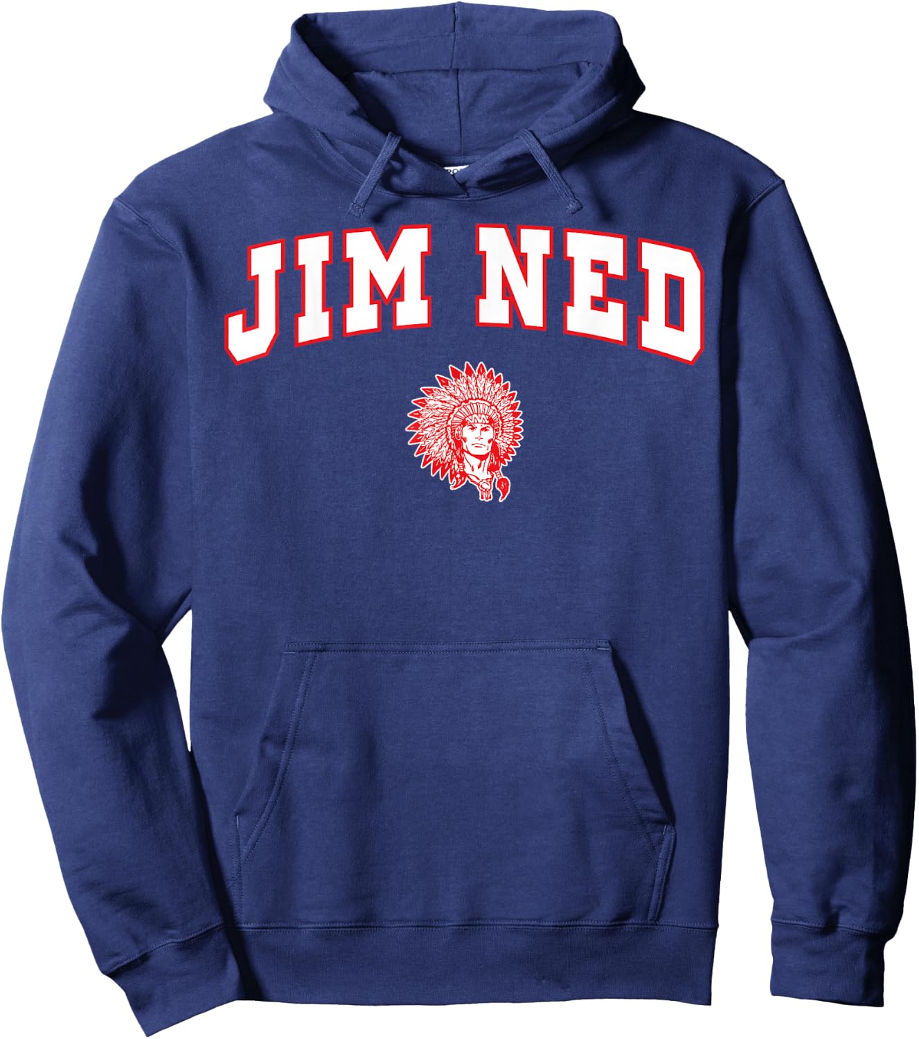 Jim Ned High School Indians C2 Hoodie - Hoodie | Navy