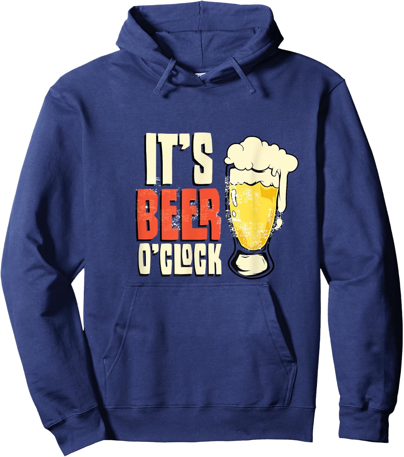 Its Beer O Clock Hoodie - Hoodie | Navy